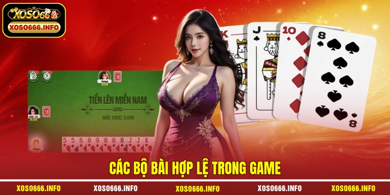 Các bộ bài hợp lệ trong game